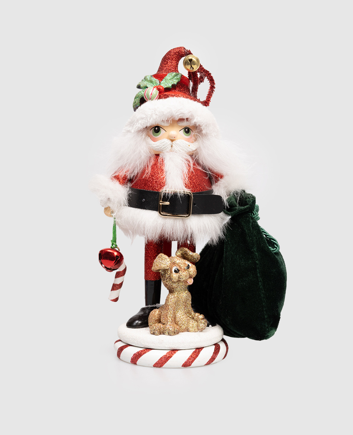 

Red Hollywood Santa-Nutcrackers and Pup Figurine Kurt Adler