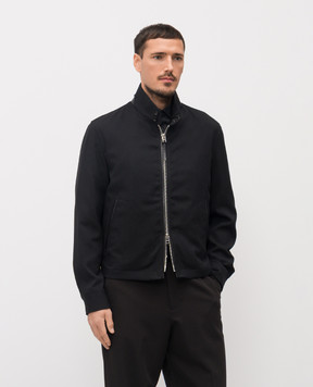 Tom Ford Black wool, cashmere and silk jacket OBG005FMW084