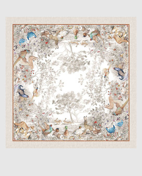 TESSITURA TOSCANA TELERIE Gray linen tablecloth NORMA NT190097020067