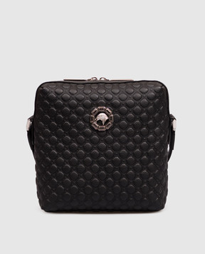 Stefano Ricci Black leather bag with emblem ND155GTPMR1MR