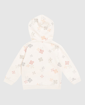 Off-White Children's ivory sports jacket with emblem print 44GXV001F26F001