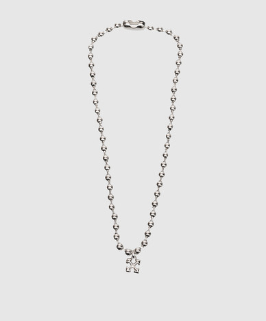 Silver necklace with pendant