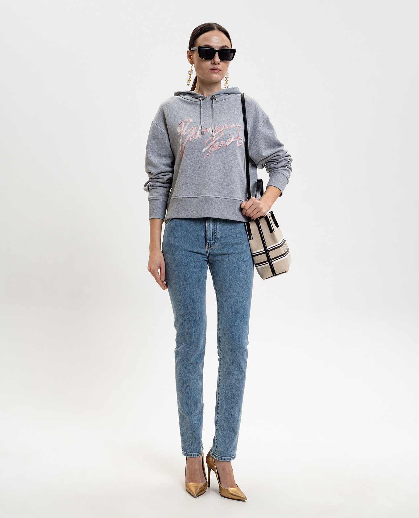 

Blue skinny jeans Balmain, Light blue