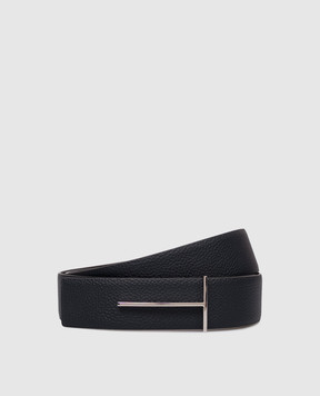Tom Ford Blue leather reversible belt TB331LCL236S