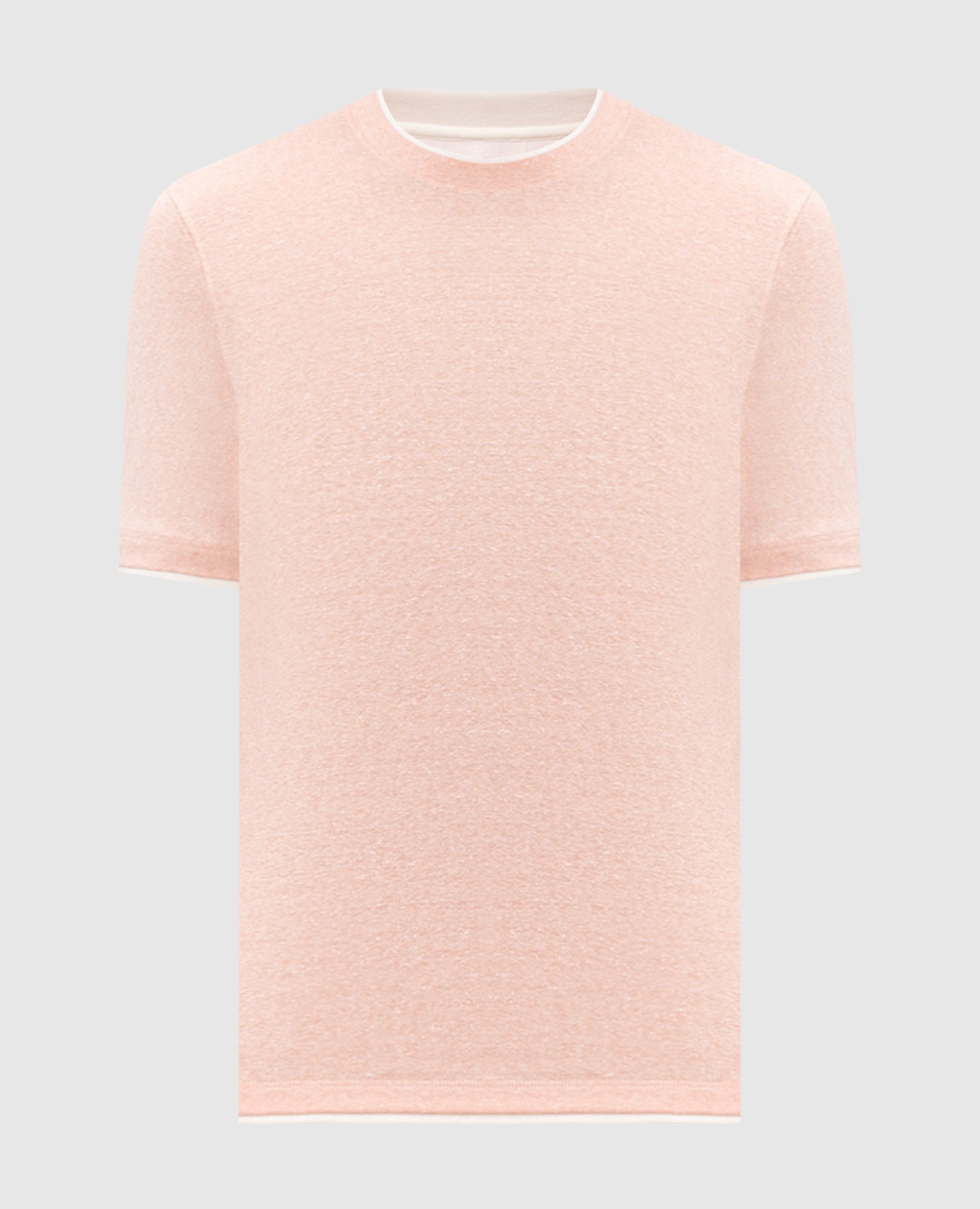 Pink linen t-shirt