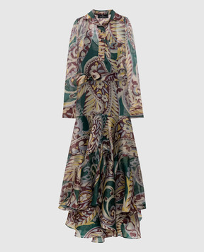 Etro Floral print silk maxi shirt dress WRHA047499SA1K3