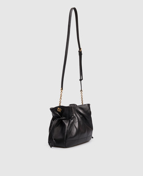 Saint Laurent JAMIE black leather pouch bag 862712AAB32