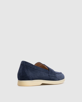 Babe Pay Pls Blue suede loafers 218108ZA