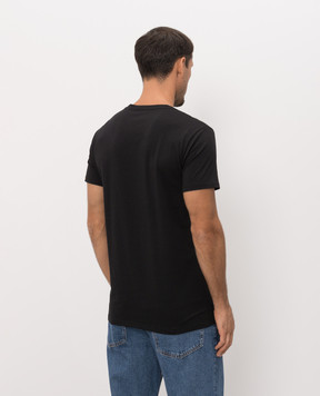 Palm Angels Set of black T-shirts with contrasting logo PLA1UMBTS01BI