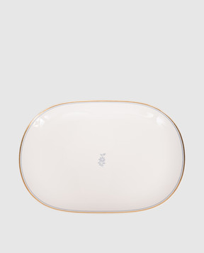 Geminiano Cozzi 1765 White porcelain oval dish Feston and Cadena LGCFL20459054