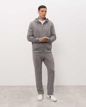 CAPOBIANCO Gray wool tracksuit 21M410BT00C21M708BT00