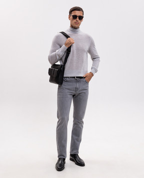Canali Gray wool golf MK02481C0002
