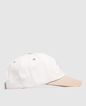 Ami Paris White cap with logo embroidery UCP278AW0041w