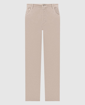 Brunello Cucinelli Beige corduroy pants M280NF1012