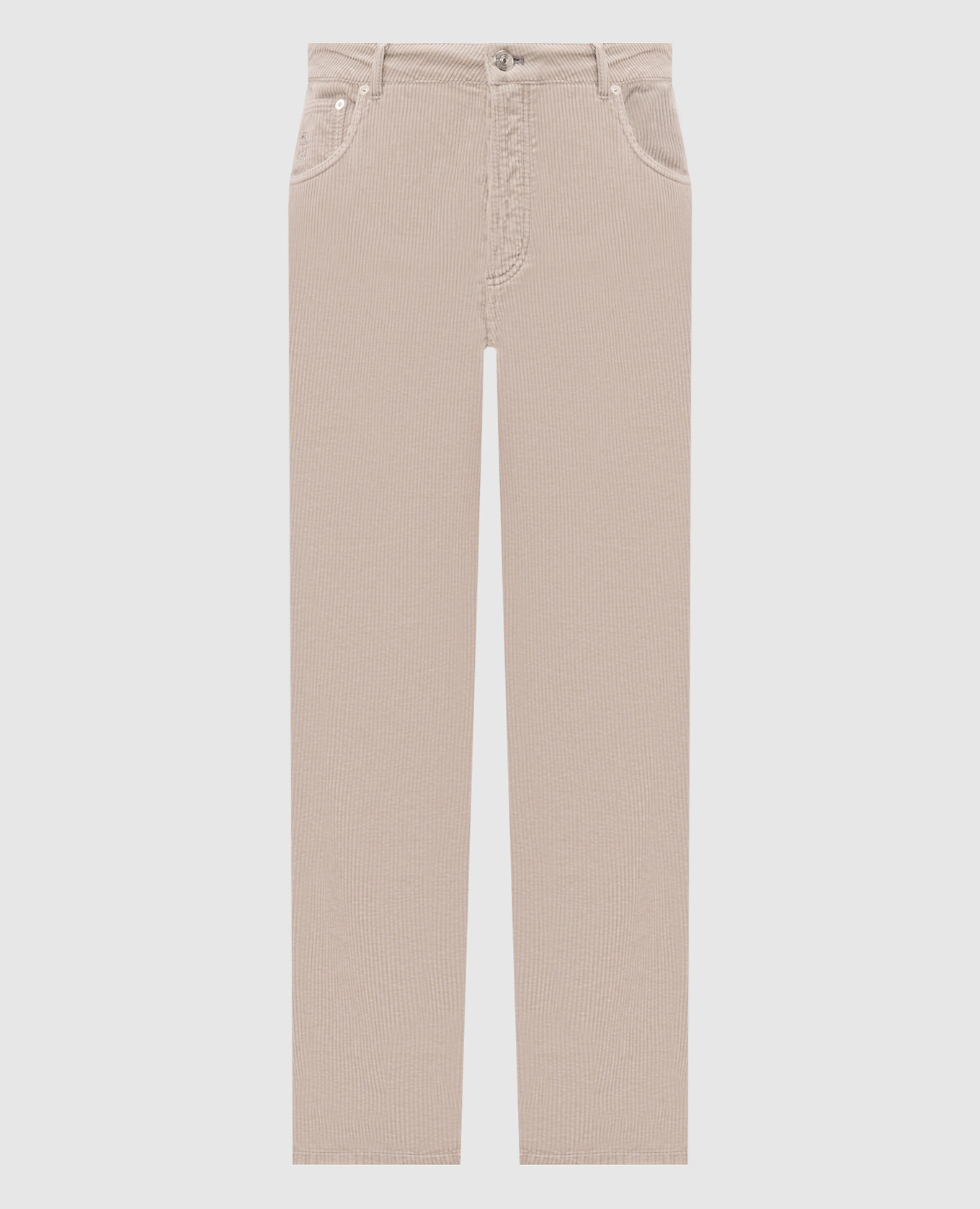 Beige corduroy pants
