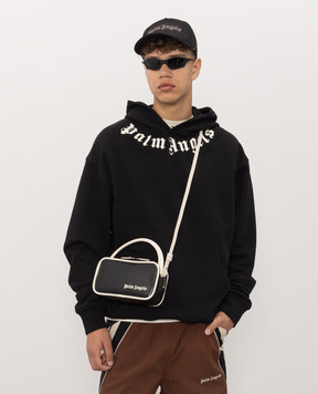 Palm Angels Black bag with logo print PAWNQ001FB001