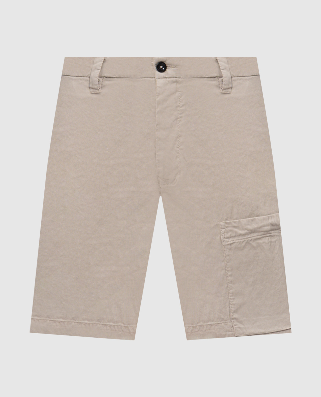 

Gray linen shorts C.P. Company, Grey