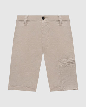 C.P. Company Gray linen shorts MBE252A110658G
