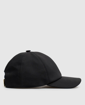 Fendi Black cap with logo embroidery FXQ156B1X6