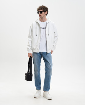 Off-White White leather jacket 44XJA13RS26L003