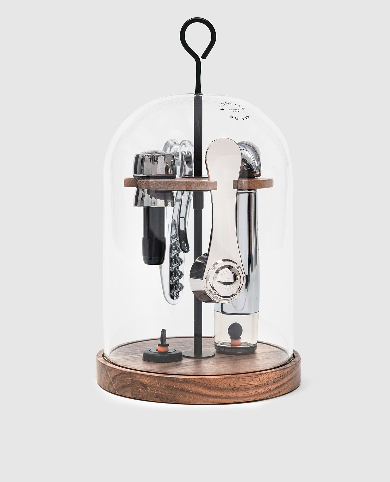 

Le Globe glass dome wine set L`atelier du vin, Transparent