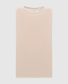 Peserico Beige silk top A08893D07325