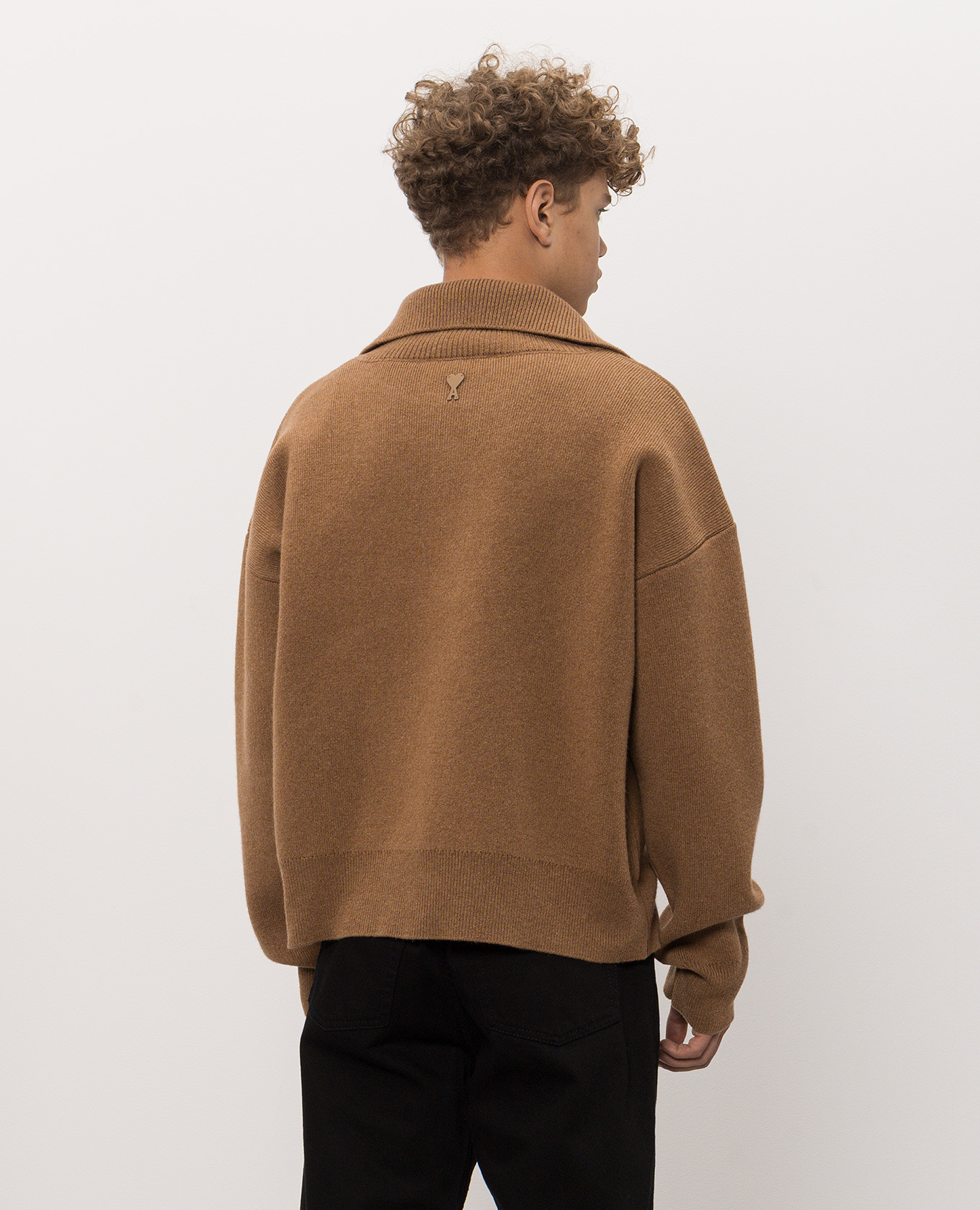 Brown sweater Ami Paris 4