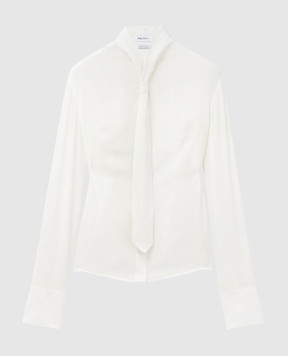 Alexander McQueen Ivory silk blouse A0002BQBADT