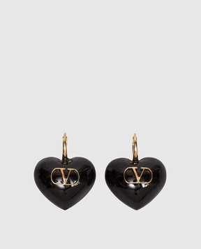 Valentino Black Coeur Royal earrings 8W2J0AE4MJP