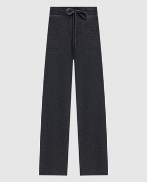 Max Mara FIABE gray cashmere pants MXMFIABE