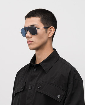 Tom Ford Silver Tex sunglasses with logo FT1096