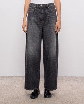 Peserico Gray jeans with a worn effect A04202L22Q04361