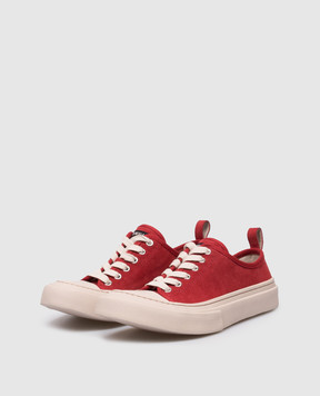 Ann Demeulemeester Red suede Halli sneakers B0014098LT199
