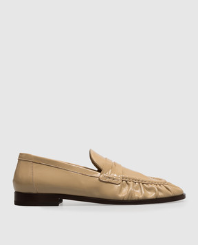 Babe Pay Pls Beige patent leather loafers MOCKYSHARRODS
