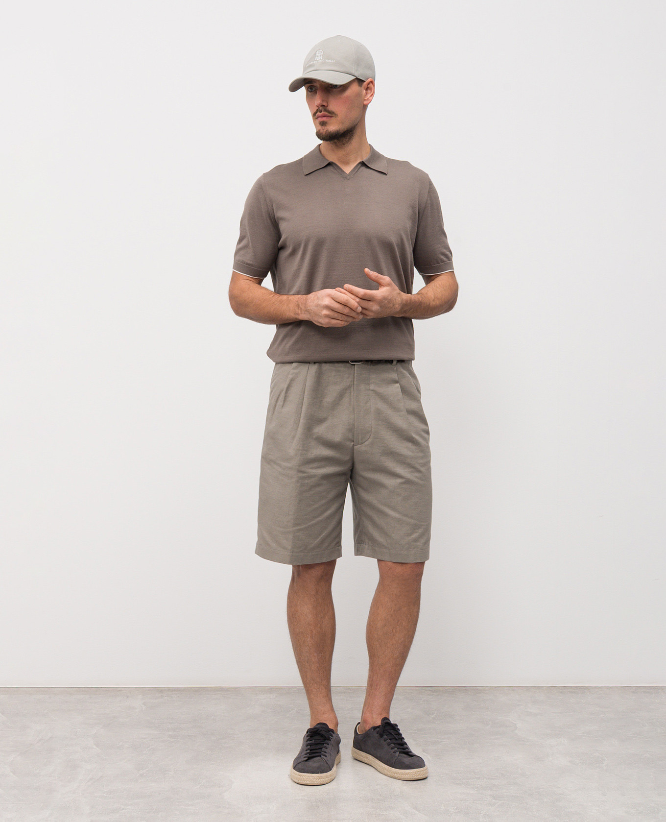 

Brown polo Brunello Cucinelli