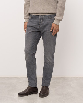 Brunello Cucinelli Gray jeans M229PX1290