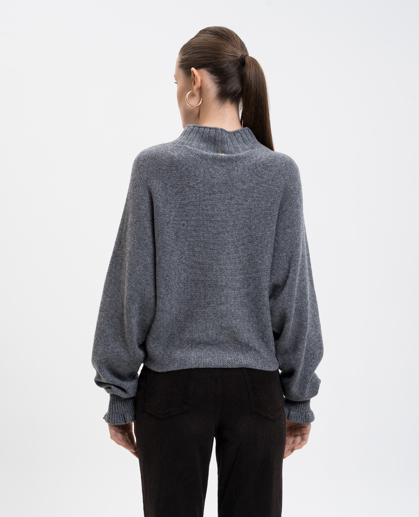 

Gray sweater with wool and cashmere Twinset, Grey