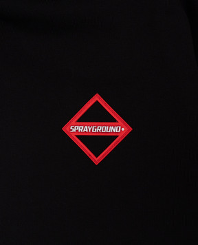 Sprayground Children's black sports jacket Touch of Red SPY1509GBLK