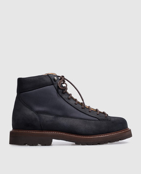 Brunello Cucinelli Black Urban Outdoor combination boots MZUANRW668