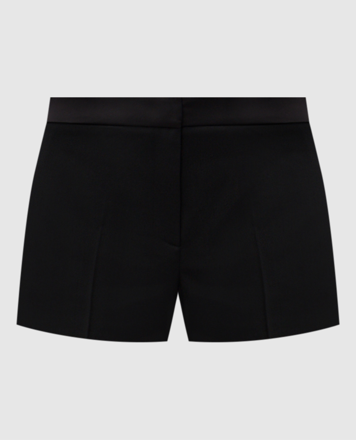 

Black wool shorts with logo Twinset