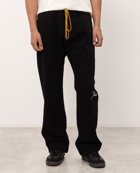 Rhude Black insulated joggers RHPF26SP02012