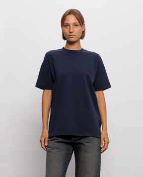 Off-White Blue Paisley Arrow T-Shirt 2FA00427T