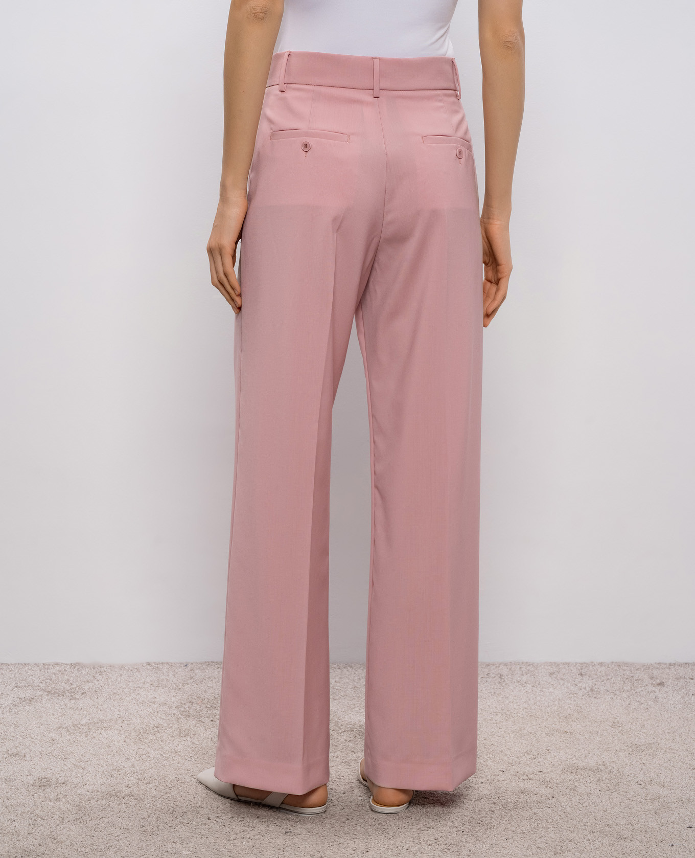 

WKDVISIVO pink wool pants Max Mara Weekend