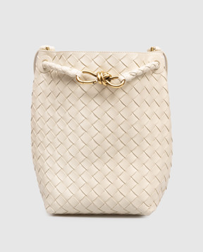 Bottega Veneta Andiamo ivory leather bag 855759VCPP1