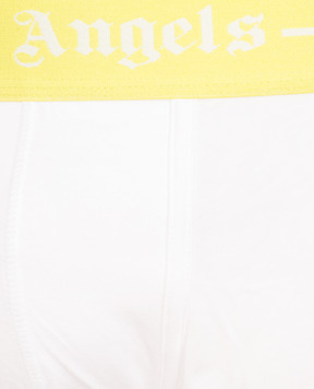 Palm Angels Set of white trunks with logo pattern PLA1UMWTR02BI