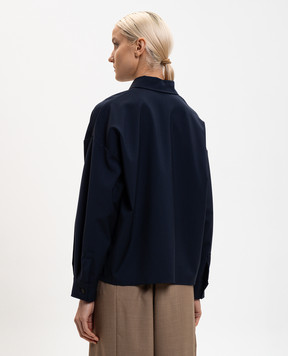 Max Mara Weekend Blue MULINO wool shirt WKDMULINO