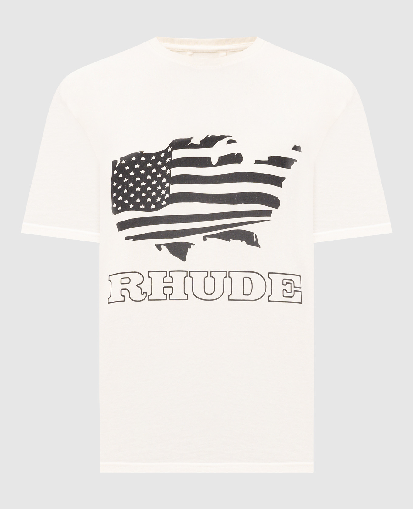 Ivory T-shirt with print