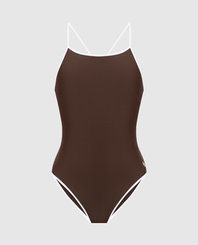 Sporty & Rich Diana brown swimsuit SM005711302BR29