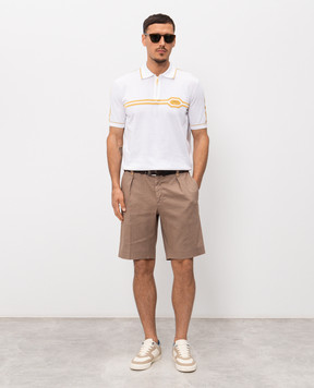 Stefano Ricci Brown linen shorts M1T6100180LCTL1U