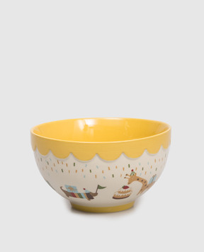 BloomingvilleMINI Beige children's ceramic bowl Celebrate 82063156